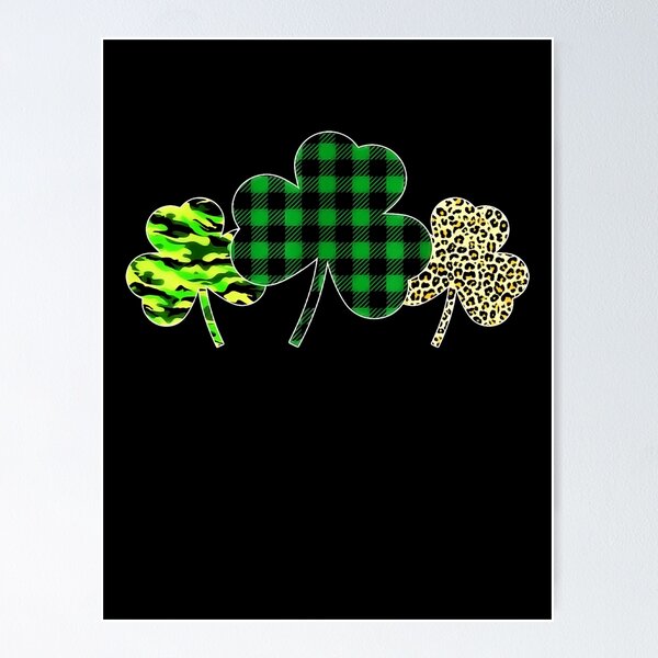 Item preview, St Patricks Day Shirts Shamrock Clover Leopard Plaid Gift designed and sold by HarmanEmy.