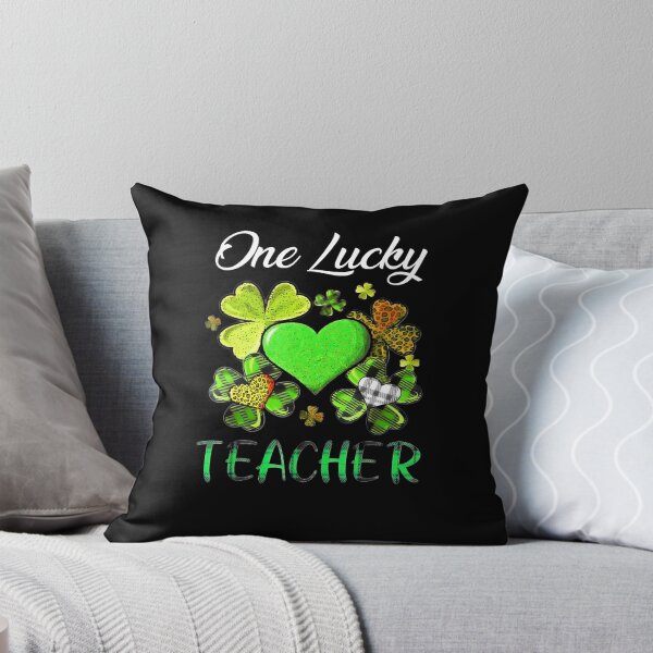 Item preview, St Patricks Day Womens Shamrock Buffalo Plaid Teacher designed and sold by HarmanEmy.