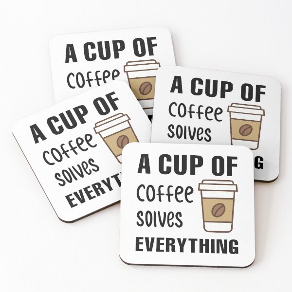 Item preview, A Cup Of Coffee Solves Everything Trending Gift For Coffee Lovers designed and sold by Yecool.