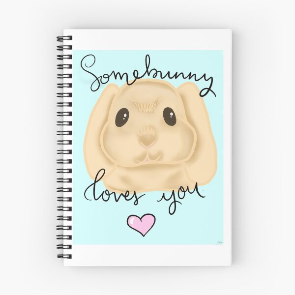 Item preview, Somebunny loves you designed and sold by TheCosyFruitbat.