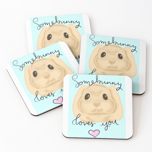 Item preview, Somebunny loves you designed and sold by TheCosyFruitbat.
