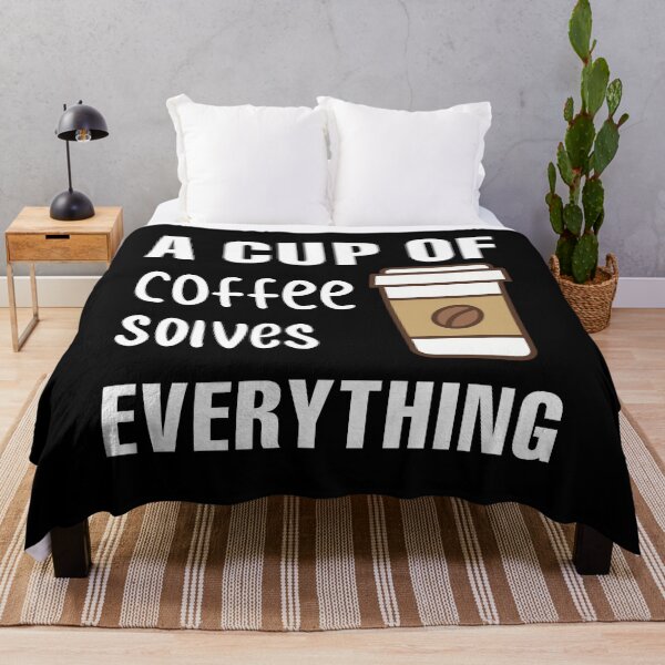 Item preview, A Cup Of Coffee Solves Everything Trending Gift For Coffee Lovers designed and sold by Yecool.