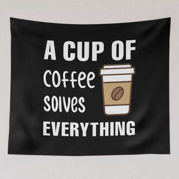 Item preview, A Cup Of Coffee Solves Everything Trending Gift For Coffee Lovers designed and sold by Yecool.