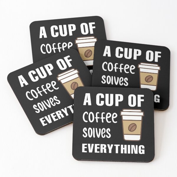 Item preview, A Cup Of Coffee Solves Everything Trending Gift For Coffee Lovers designed and sold by Yecool.