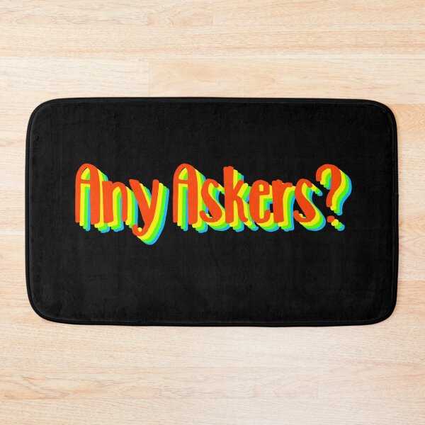 Item preview, Any Askers  designed and sold by Mooostickers.