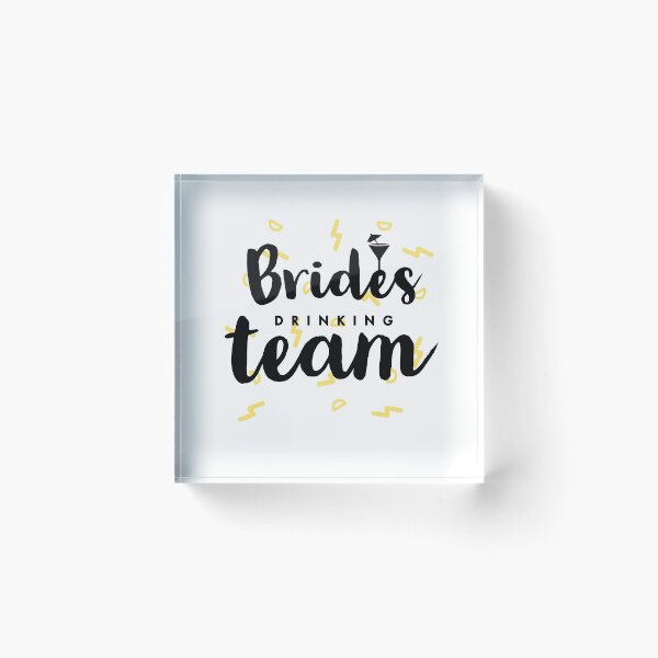 Item preview, Wedding brides drinking team drinking wedding stuff  designed and sold by Tropical Blood.