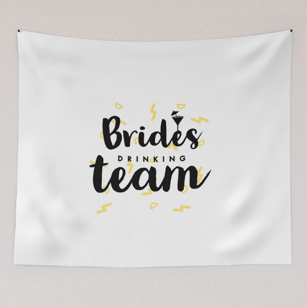 Item preview, Wedding brides drinking team drinking wedding stuff  designed and sold by Tropical Blood.
