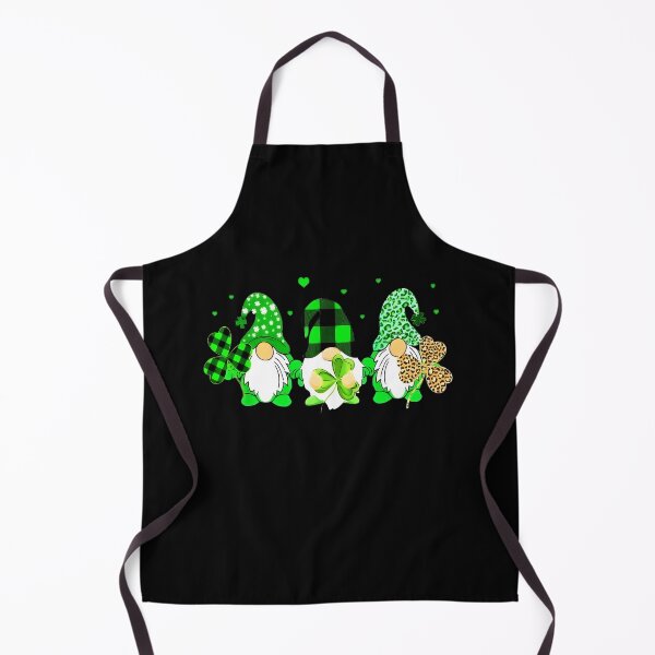 Item preview, Three Gnomes Holding Shamrock Leopard Plaid St Patricks Day designed and sold by HarmanEmy.
