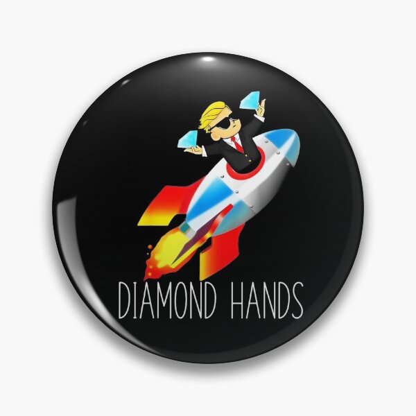 Item preview, WallStreetBets WSB Rocket Ship To The Moon No Paper Hands designed and sold by HarmanEmy.