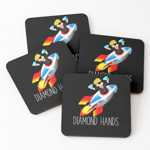 Item preview, WallStreetBets WSB Rocket Ship To The Moon No Paper Hands designed and sold by HarmanEmy.