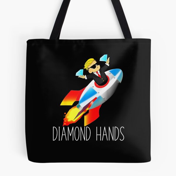 Item preview, WallStreetBets WSB Rocket Ship To The Moon No Paper Hands designed and sold by HarmanEmy.