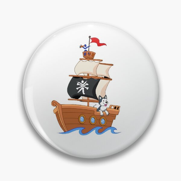Item preview, Pirate Ship illustration designed and sold by Stickow.