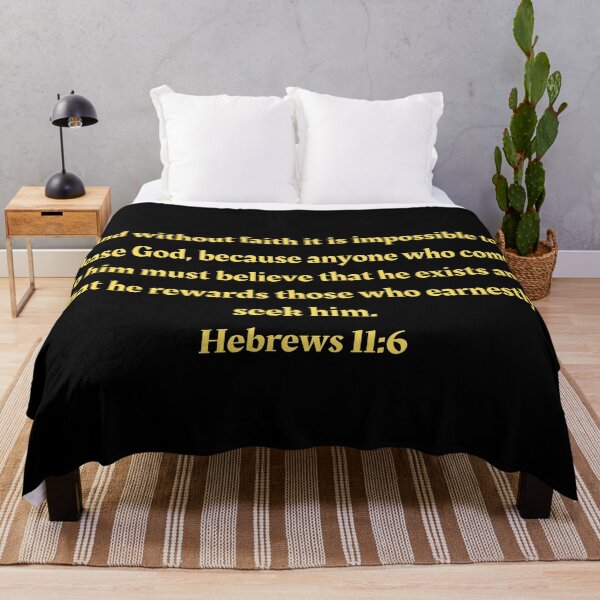 Item preview, Bible Verse Hebrews 11:6 designed and sold by Prayingwarrior.