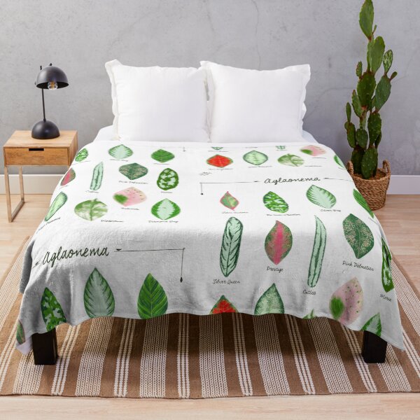 Item preview, Aglaonema chinese evergreen leaves species designed and sold by Onyria Art.
