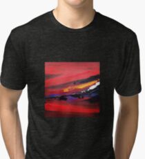 Abstract Sunset Tri-blend T-Shirt
