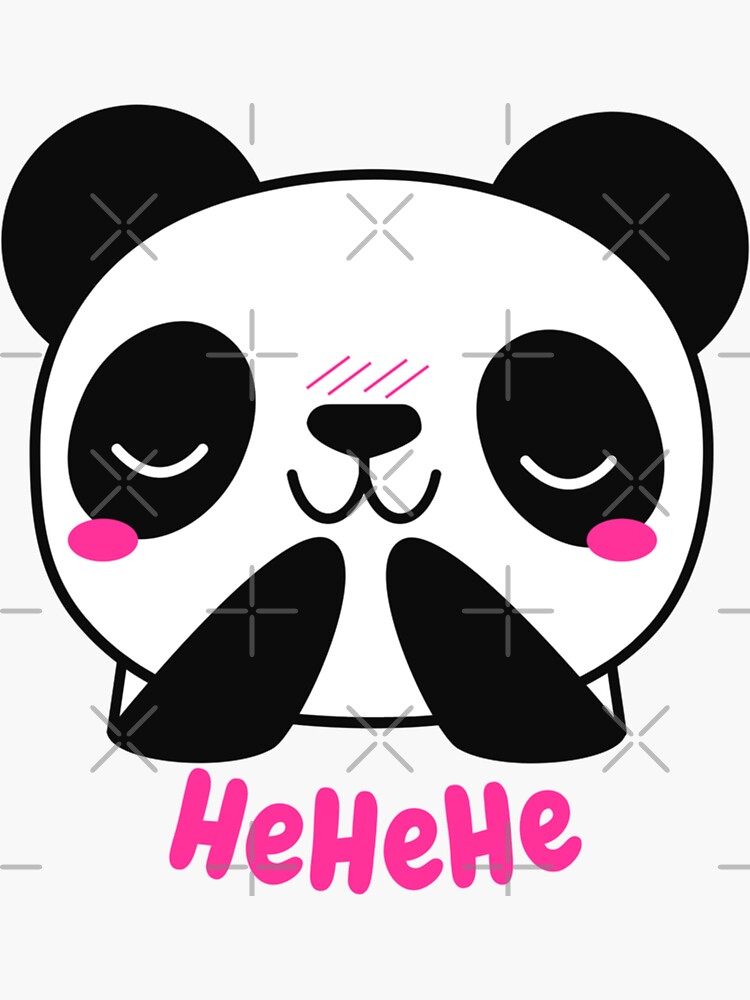 Cute Kawaii Laughs Sticker, kawaii 