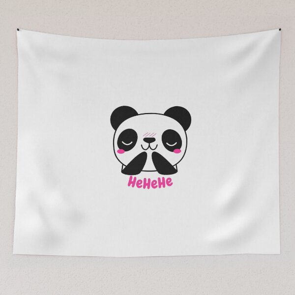 Item preview, Japanese Kawaii Cute Smiley Face - Panda Laughing designed and sold by Avani01.