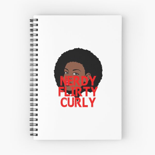 Item preview, Nerdy Ethnic Girl with Big and Beautifully Blown Curly Locks designed and sold by Branncolet.