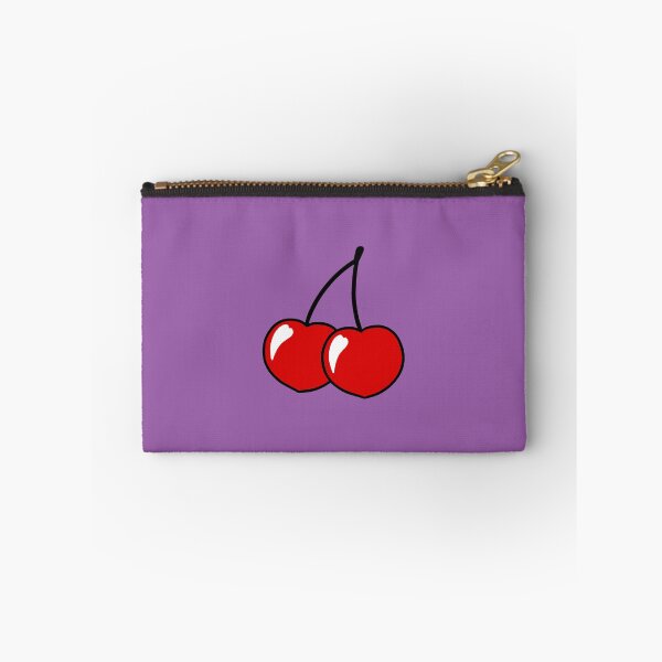 Item preview, Red heart cherry (purple) designed and sold by kaesdesign.