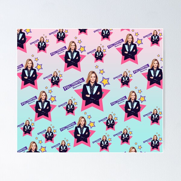 Item preview, Full frontal with Samantha Bee, pattern for late night fans, officially licensed fan art designed and sold by Mauswohn.