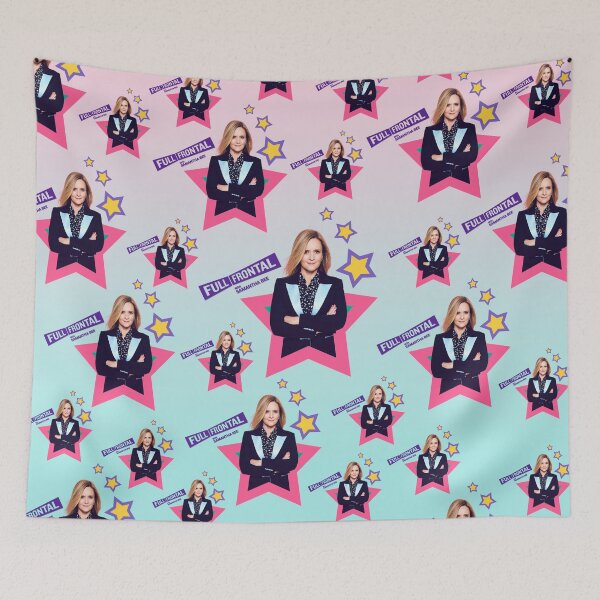 Item preview, Full frontal with Samantha Bee, pattern for late night fans, officially licensed fan art designed and sold by Mauswohn.