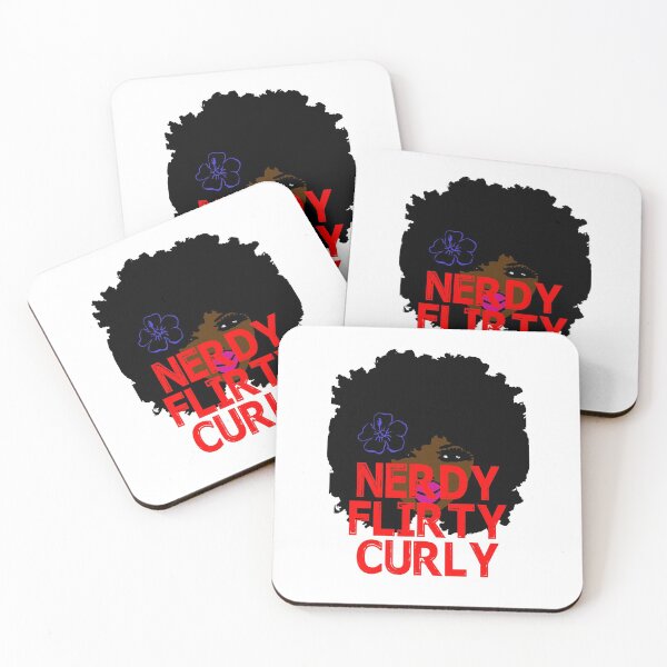 Item preview, Nerdy Ethnic Girl with Big and Beautifully Blown Flirty Curly Locks designed and sold by Branncolet.