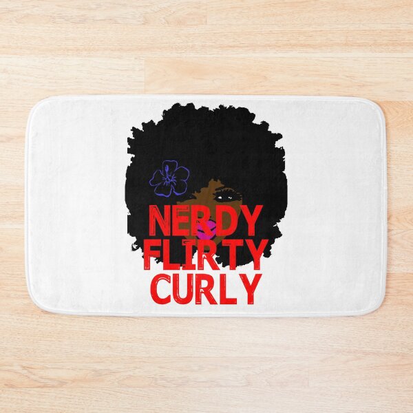 Item preview, Nerdy Ethnic Girl with Big and Beautifully Blown Flirty Curly Locks designed and sold by Branncolet.