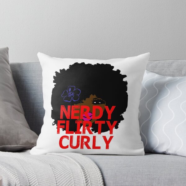 Item preview, Nerdy Ethnic Girl with Big and Beautifully Blown Flirty Curly Locks designed and sold by Branncolet.