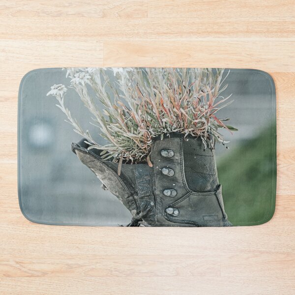 Item preview, Hiking boot with flowers photo designed and sold by Melissa Peltenburg.