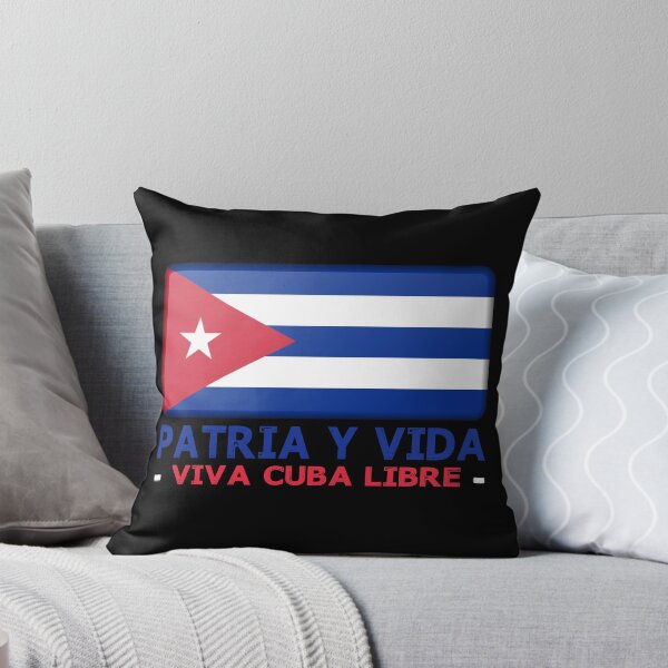 Item preview, PATRIA Y VIDA - VIVA CUBA LIBRE FLAG designed and sold by Branncolet.