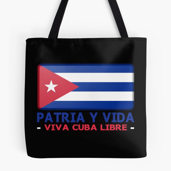 Artikelvorschau, PATRIA Y VIDA - VIVA CUBA LIBRE FLAGGE entworfen und verkauft von Branncolet.