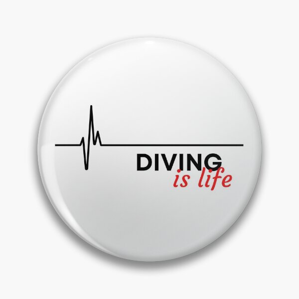 Item preview, Diving is life designed and sold by TheGreenGoat.