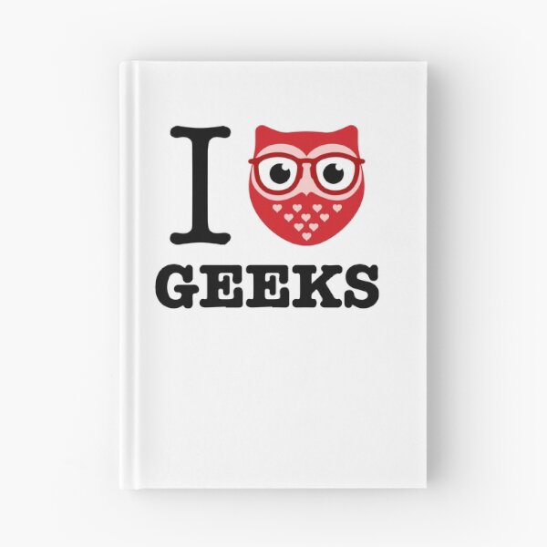 Item preview, I Owl Geeks (love heart) designed and sold by Josh Goodswen.