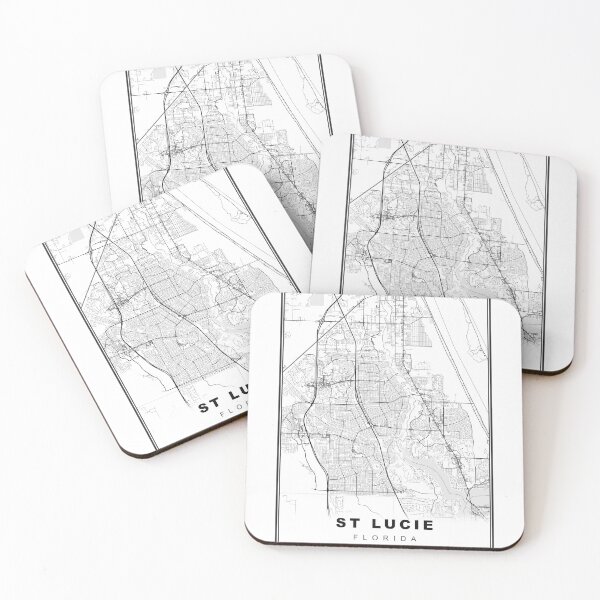 Item preview, Port St. Lucie Map designed and sold by Tamas Das.