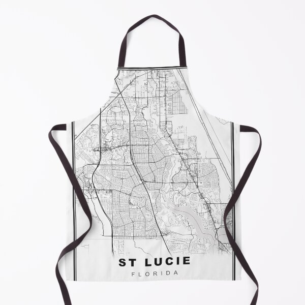Item preview, Port St. Lucie Map designed and sold by Tamas Das.