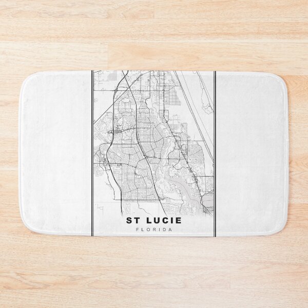 Item preview, Port St. Lucie Map designed and sold by Tamas Das.