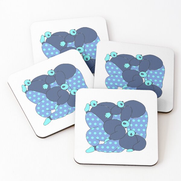 Item preview, Quarantine Square BLUE designed and sold by MarcinkuGreta.