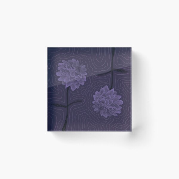 Item preview, purple flower Dahlia pattern designed and sold by MalyarMN.