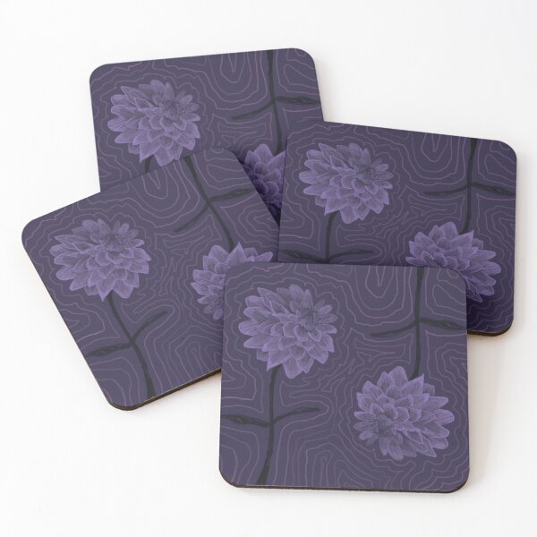 Item preview, purple flower Dahlia pattern designed and sold by MalyarMN.
