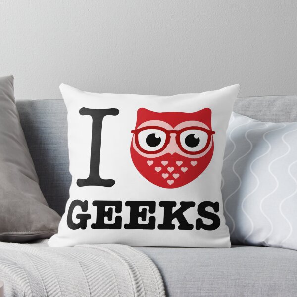 Item preview, I Owl Geeks (love heart) designed and sold by Josh Goodswen.