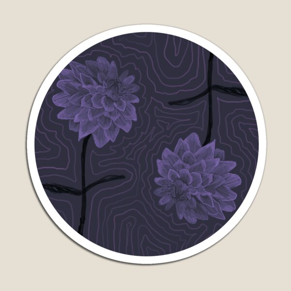 Item preview, purple flower Dahlia pattern designed and sold by MalyarMN.