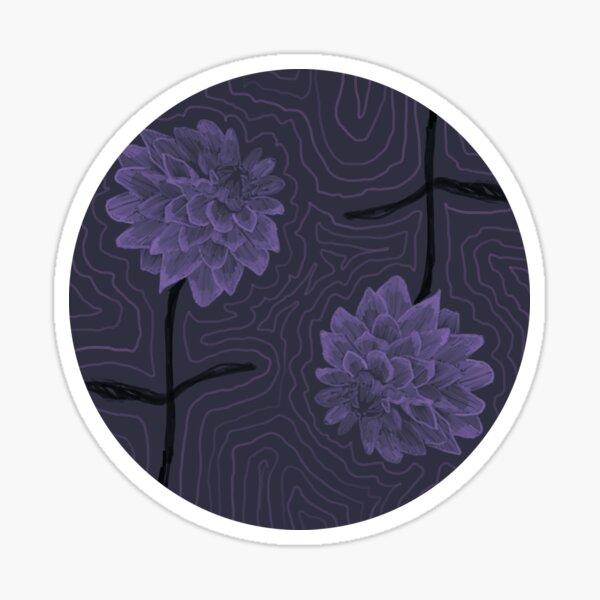 Item preview, purple flower Dahlia pattern designed and sold by MalyarMN.