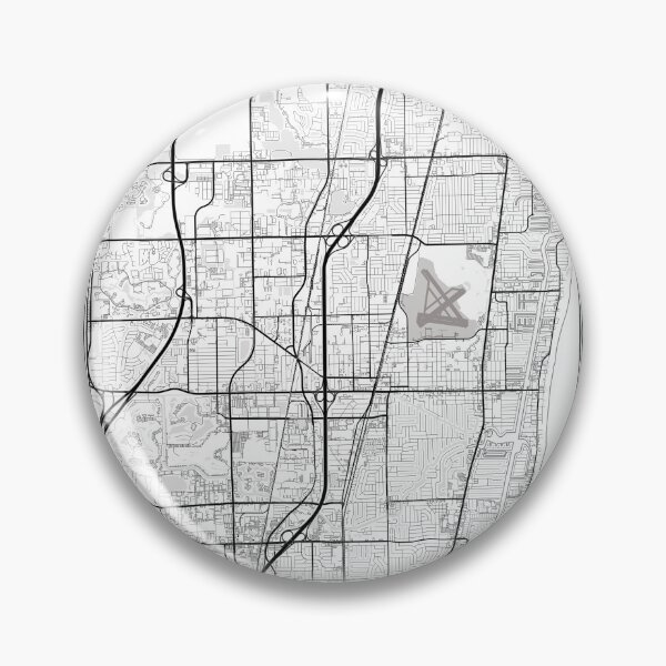 Item preview, Pompano Beach Map designed and sold by Tamas Das.