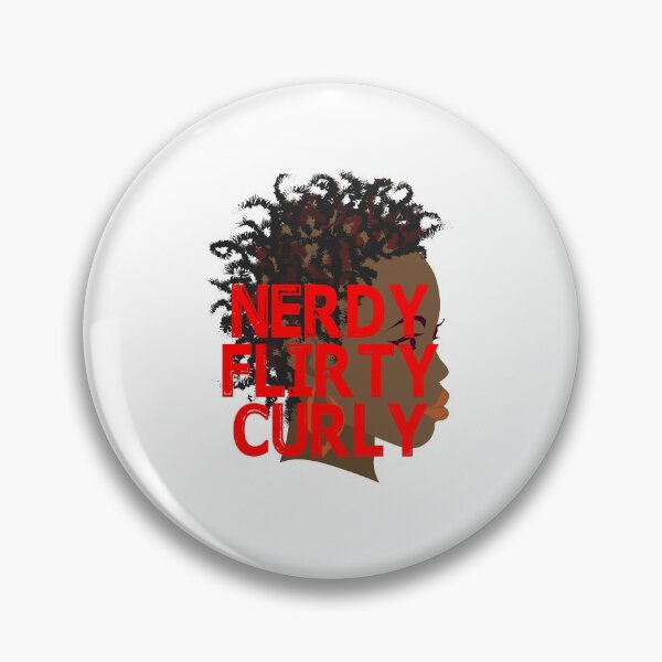Artikelvorschau, Nerdy Flirty Curly Ethnic Girl entworfen und verkauft von Branncolet.