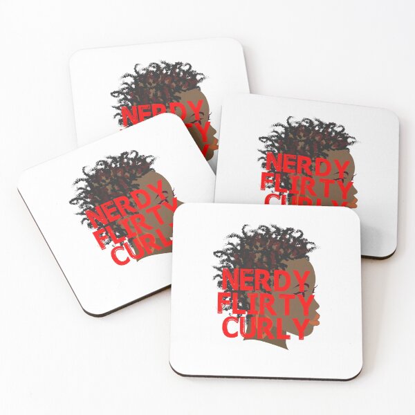 Item preview, Nerdy Flirty Curly Ethnic Girl designed and sold by Branncolet.