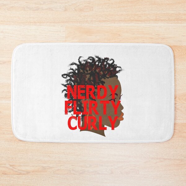 Item preview, Nerdy Flirty Curly Ethnic Girl designed and sold by Branncolet.