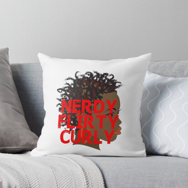 Item preview, Nerdy Flirty Curly Ethnic Girl designed and sold by Branncolet.