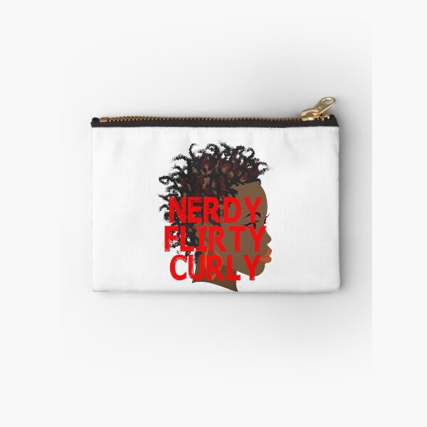 Item preview, Nerdy Flirty Curly Ethnic Girl designed and sold by Branncolet.