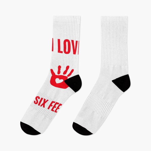 Item preview, I LOVE YOU SIX FEET AWAY designed and sold by 30-Merch.