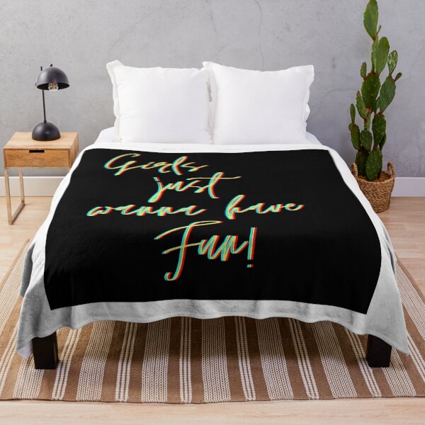 Item preview, Girls just wanna have sun. Girls just wanna have fun. designed and sold by TheGoToStore.